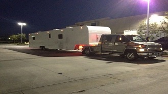 fifth wheel trailer transport
